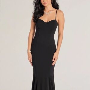 NWOT Windsor Elegant Black Evening Gown